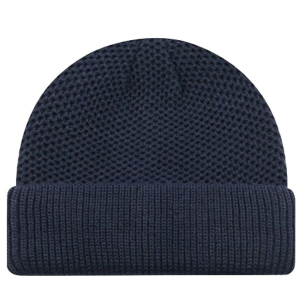 Acrylic Cuff Toque Rib Knit Thumbnail